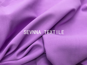 Le polyester d'Activewear et le tissu agiles 280GSM de Spandex pèsent la couleur pourpre