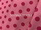Tissu réutilisé rose de vêtements de bain de fibre micro de polyester respirable pour des dames