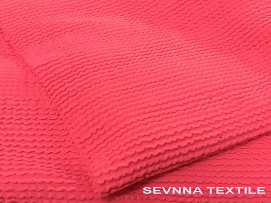 92% Polyester recyclé + 8% Spandex Tissu de maillot de bain écologique pour bikini, tankini, maillot de bain bandeau