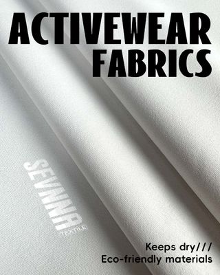150 cm de largeur Tissu de polyester recyclé pour des produits durables