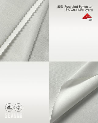 Tissu Lycra extensible léger, 85% polyester recyclé