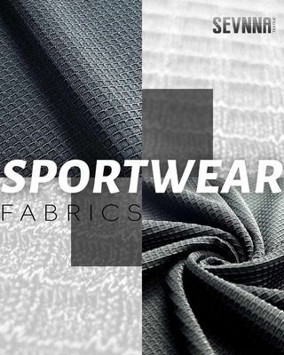 160 cm de largeur UV Protéger plus de 50 tissus de course avec du polyester recyclé pour des vêtements d'activité hautes performances