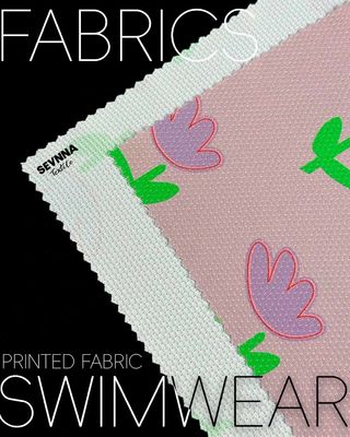 180gm de poids Tissu double tricoté pour l'été et l'automne avec nylon recyclé 87% écologique