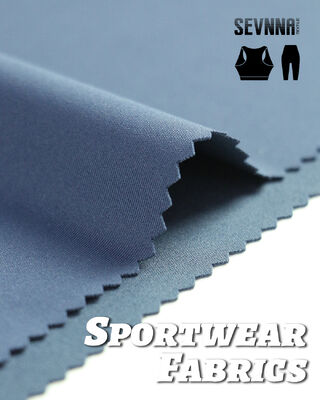 Tissu de soutien-gorge sportif durable de 150 cm de largeur et 240 g de poids pour des vêtements d'activité de haute performance