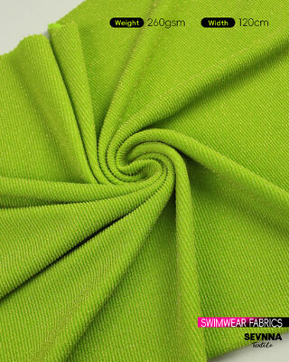 Tissu de maillot de bain écologique de 120 cm de largeur Respirant et durable Matériau de maillot de bain recyclé