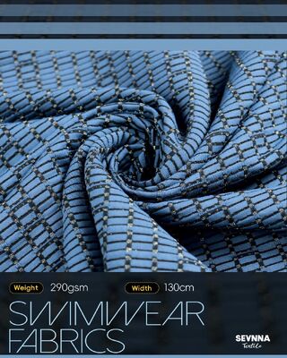 Tissu de maillot de bain recyclé 290 g/m² Écologique Matière de bain durable pour maillot de bain d'été