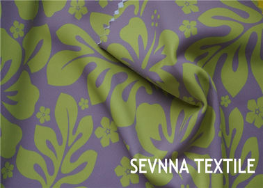 Les conceptions florales ont réutilisé le tricotage de chaîne de Knit de tissu adapté aux besoins du client par tissu de Lycra
