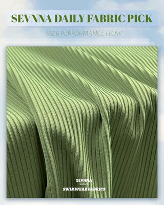 Tissu double maille 210 g/m² avec style jacquard et élasthanne en nylon recyclé pour vêtements durables