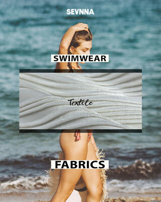 Tissu de maillot de bain écologique, tissu extensible recyclé conçu pour un confort et des performances durables dans les maillots de bain et les vêtements de sport