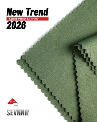 Tissu Lycra recyclé à motif simple avec SPF50 antimicrobien et respirant pour des vêtements de sport en plein air confortables