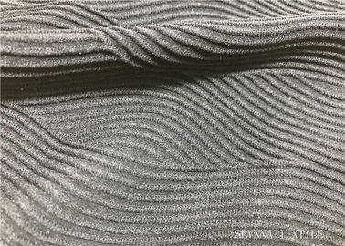 Tissu sportif de Knit de conservation de bonne forme, tissus gris utilisés pour l'Activewear