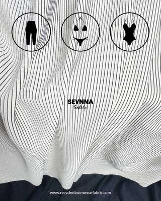 Breathable Recycled Swimwear Fabric with Chlorine Resistance and UV Protection for Eco-Friendly Swimwear