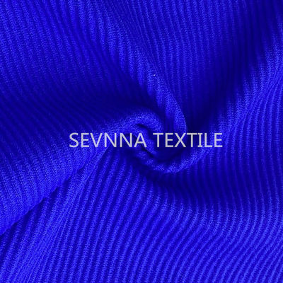 Eco réutilisé a nervuré le maillot de bain de solidité de la couleur élevée en nylon de tissu de vêtements de bain