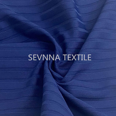 290gsm a réutilisé la circulaire de tissu de vêtements de bain tricote l'usage à nervures de plage de bikini