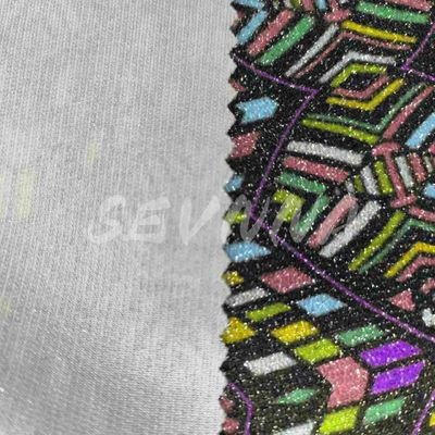 Densité Jacquard Tricoté Tissu Tricoté Double Été / automne Porter Fibre de polyester recyclée