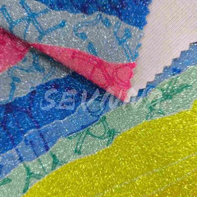 Tissu à double tricot à densité douce en style jacquard élégant avec fibres recyclées