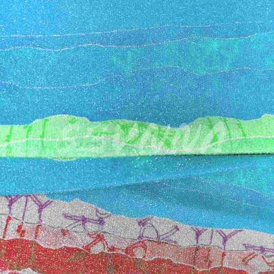 Tissu à tricots doubles en polyester recyclé pour un style confortable et confortable