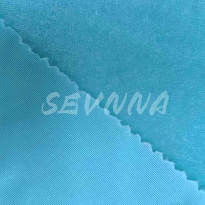 Sensation douce Tissu en spandex en polyester recyclé 160 cm Longueur personnalisée Couleur de 3 à 4 degrés