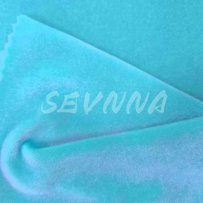 Sensation douce Tissu en spandex en polyester recyclé 160 cm Longueur personnalisée Couleur de 3 à 4 degrés