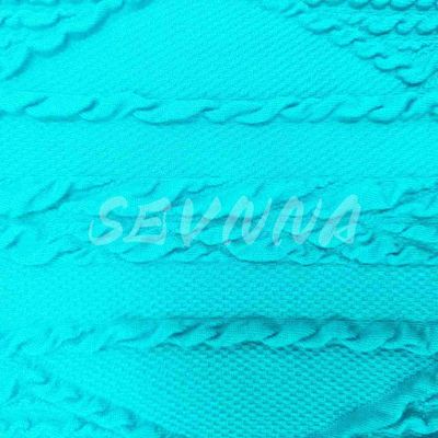420GSM Tissu tricoté en spandex polyester recyclé personnalisé