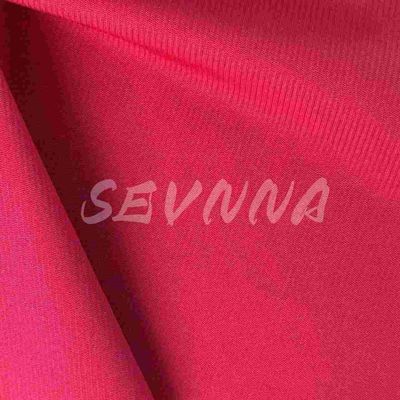 Tissu tricoté doux et confortable en été à deux plis / double tricoté 88% polyesler 12% spandex