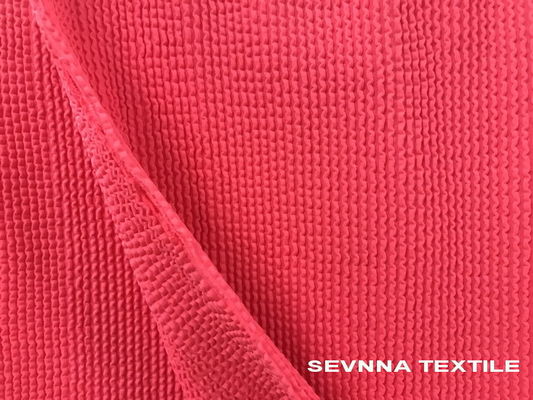92% Polyester recyclé + 8% Spandex Tissu de maillot de bain écologique pour bikini, tankini, maillot de bain bandeau