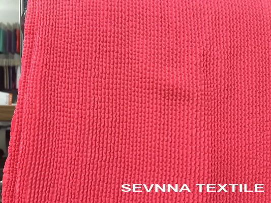 92% Polyester recyclé + 8% Spandex Tissu de maillot de bain écologique pour bikini, tankini, maillot de bain bandeau