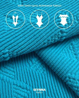 Tissu en nylon recyclé rayé 280 g/m² RN-2452