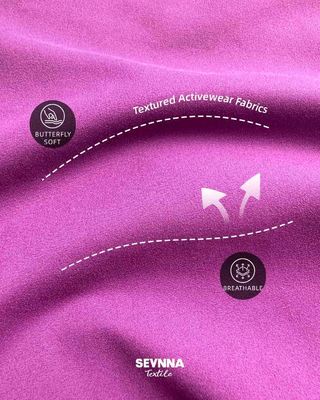 Largeur 142 cm Tissu double tricoté pour vêtements durables
