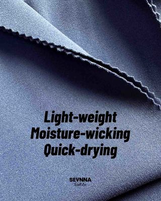 230 gm 77% de nylon à base de bio + 23% de tissu en nylon recyclé à bande de spandex noir SP7441