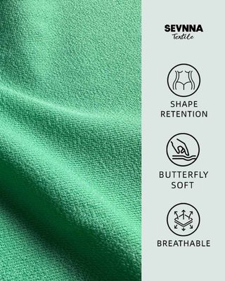 85% de nylon recyclé 15% de spandex Détails du matériau Tissu double tricoté Largeur 165 cm