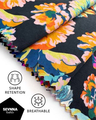 110 gm 100% Tissu en bandes de nylon recyclé RN-2536