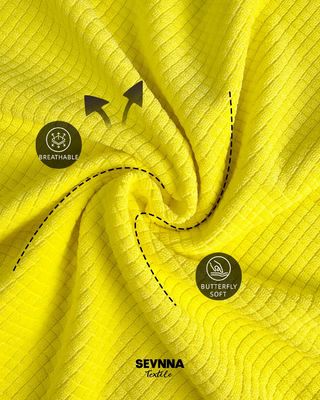 Go Green Tissu de polyester recyclé durable et durable pour la ligne de mode