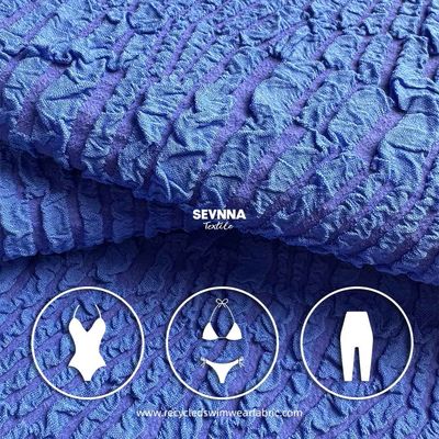 Tissu de maillot de bain recyclé de 215 grammes durable et confortable pour les maillots de bain pour adultes