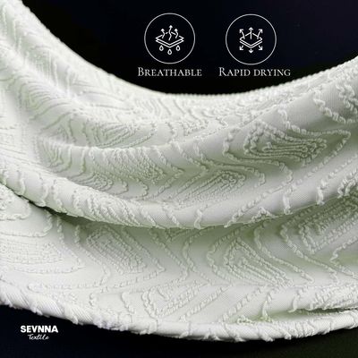 Tissu double tricoté de style jacquard pour l'été / automne