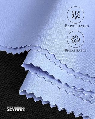 Vêtements d'activité en nylon en fibres recyclées Tissu tricoté pour un mode de vie actif