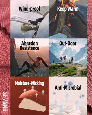 Vêtements actives respirants et étirants Tissu tricoté pour un mode de vie actif