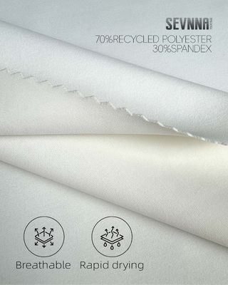 150 cm de largeur Tissu de polyester recyclé pour des produits durables