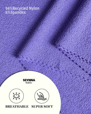 120 cm de largeur Tissu de maillot de bain recyclé solide dans un motif solide pour des maillots de bain durables