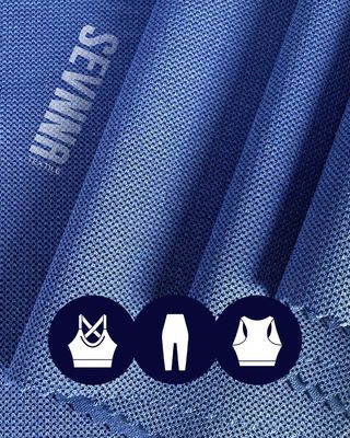 230 grammes de tissu en spandex de polyester Résistance à la couleur de 2 à 5 degrés pour les vêtements de performance