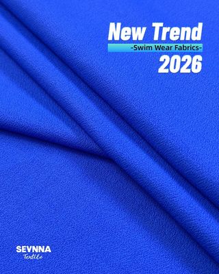 Détails du tissu double tricot 270 g/m² : 93 % nylon recyclé, 7 % élasthanne pour des vêtements durables et confortables