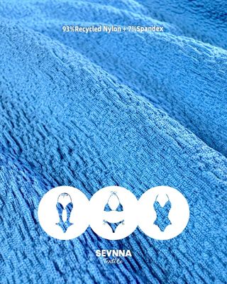 Tissu de maillots de bain solides recyclés respirants écologiques pour des maillots de bain durables