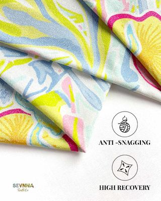 Tissu de leggings extensible de poids moyen, largeur 165 cm, pour activités