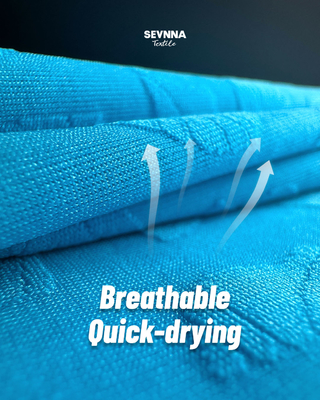Tissus texturés pour maillots de bain avec protection solaire UPF 50