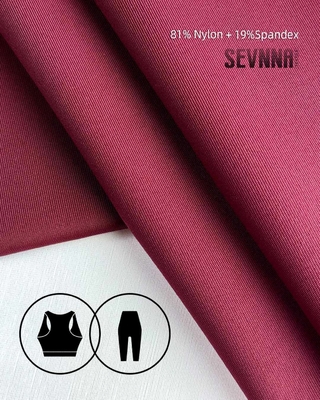 Protection UV Tissus fonctionnels extensibles 81% nylon + 19% spandex 320 gm