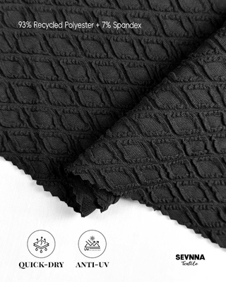Largeur 170 cm Tissus texturés alternatives avec motif texturé