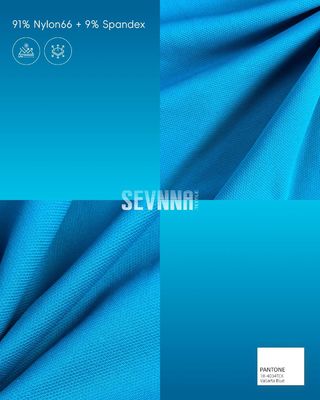 Tissu de course UPF 50+ Nylon66 Spandex extensible dans les 4 sens