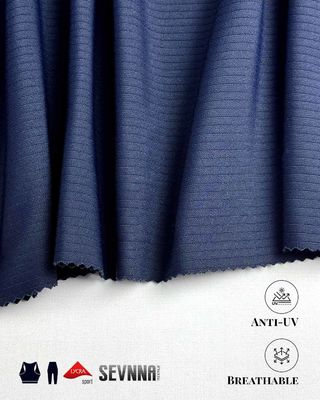 Tissu Lycra étiré 94% Nylon 6% Lycra 240gm Séchage rapide