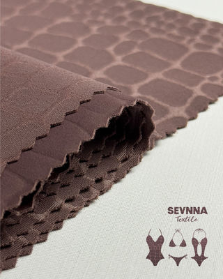 Matériau de soutien-gorge d'entraînement polyester élastique à haute respirabilité pour les besoins en tissu de soutien-gorge de sport