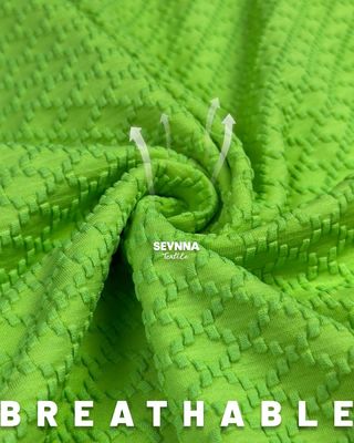 Tissu de natation texturé Matériau performant pour des maillots de bain confortables et élégants